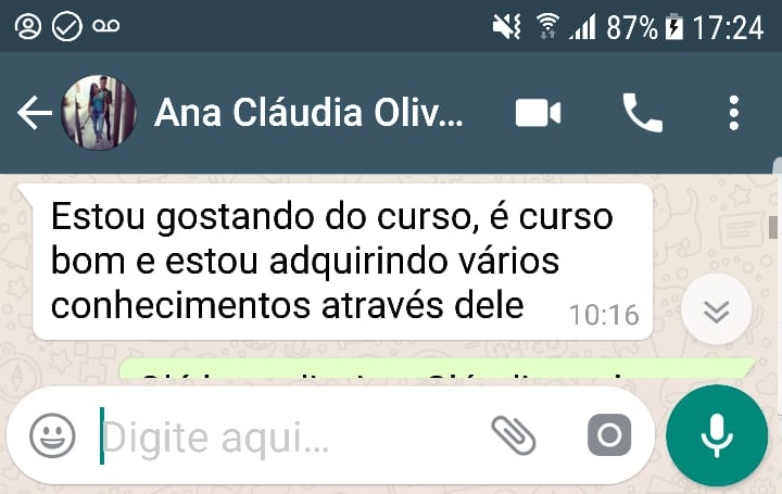 Depoimento de aluno 2